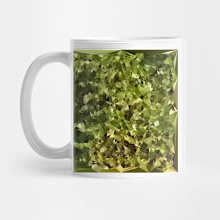 Fern Green Abstract Low Polygon Background Mug